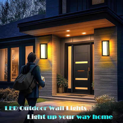 LED Wall Sconce Light 14-Inch, 22W, 2200K/2700K/3000K/4000K/5000K, 1,800 Lumens, 100-277 VAC