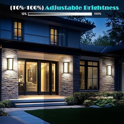 LED Wall Sconce Light 14-Inch, 22W, 2200K/2700K/3000K/4000K/5000K, 1,800 Lumens, 100-277 VAC