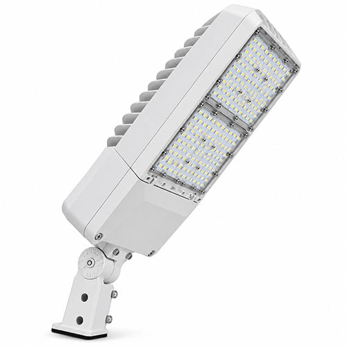 LED Area Light - Sensor Ready Base, Selectable 240W/260W/280W/310W, 5000K, 47430 Lumens, White Housing, Universal Bracket