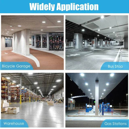 90W/120W/150W Dimmable LED Canopy Light with CCT Selectable 4500K/5000K/5700K - IP65 Rated - Lumens Depot