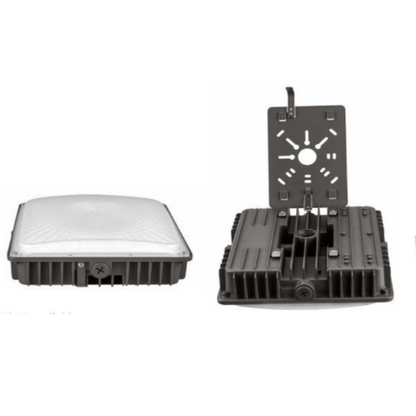 High-Performance 70W LED Canopy Light - 9000 Lumens, 5000K Daylight White - Metal Halide 250W Replacement - Energy-Efficient Outdoor Lighting Fixture - Lumens Depot