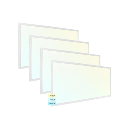 LED Ceiling Panel Light, 2x4, 30W/40W/50W/60W/72W, CCT 3000K-6500K, 9000 Lumens