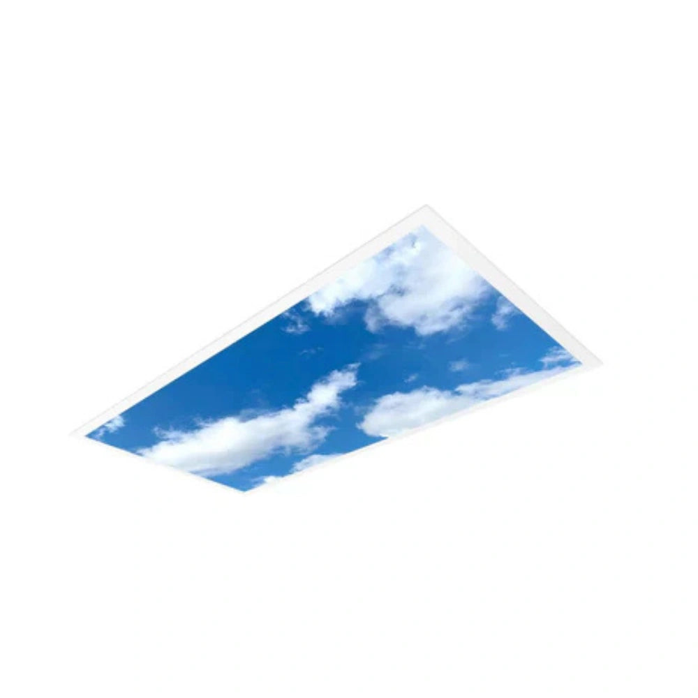 LED Ceiling Panel Light, Cloud Design, 30W/40W/50W/60W/72W, 2x4, Selectable CCT 4000K-6500K, 9100 Lumens
