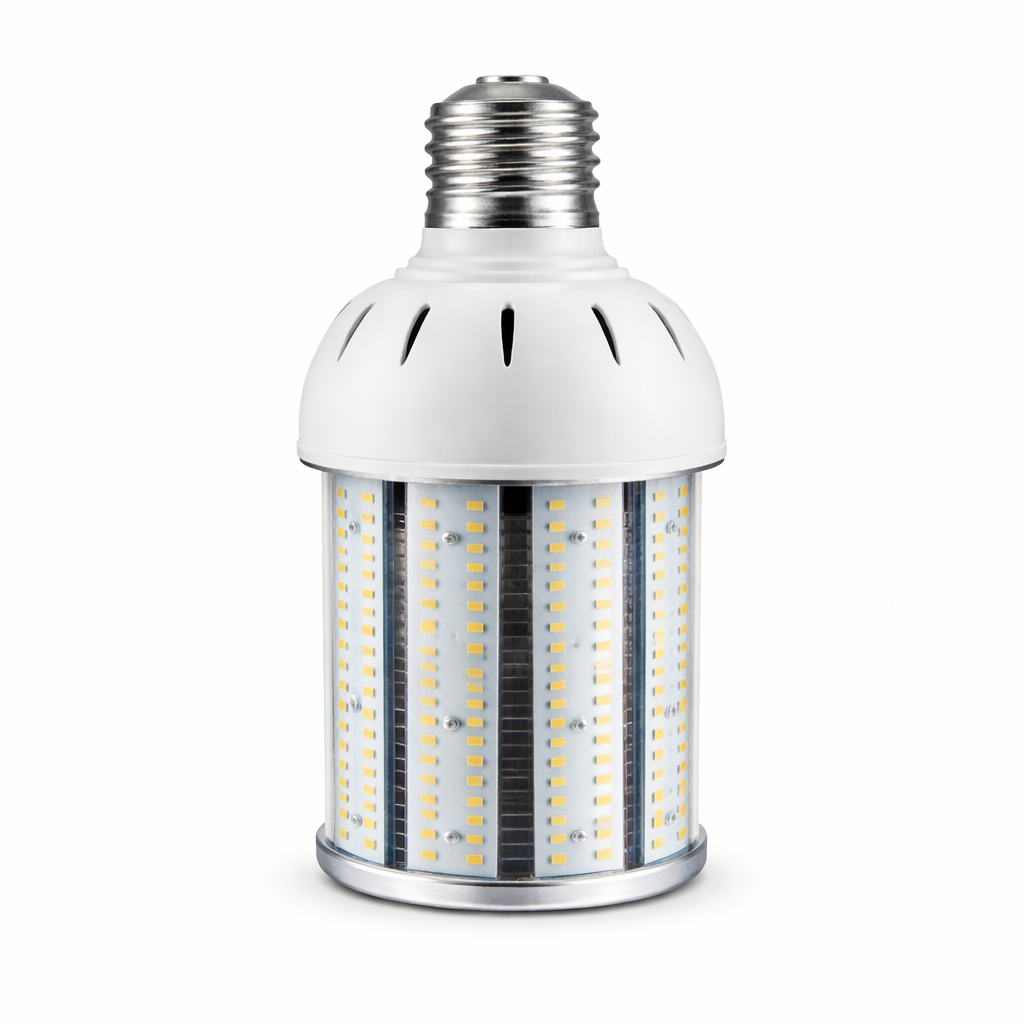 LED Corn Bulb, 60W, 8,100 lumens, 5000K Daylight, E39 Mogul Base, 277-480 VAC - Lumens Depot