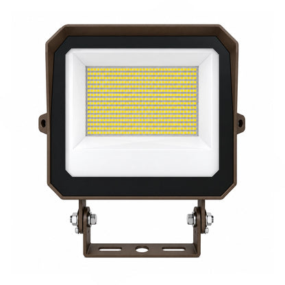 LED Flood Light with Trunnion Mount, 100-150W, IP65, 120-277 VAC - Lumens Depot