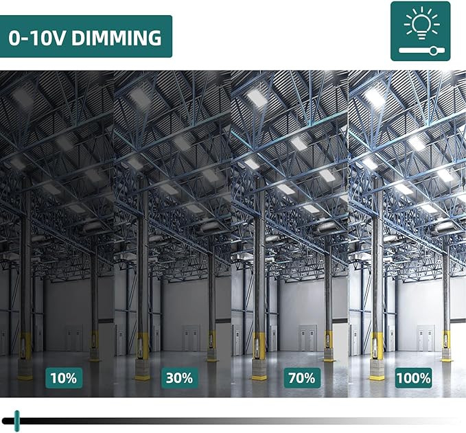 LED Linear High Bay Light, 4ft, 225W/195W/175W, CCT 4000K/5000K, 33,750 Lumens, 120-277 VAC