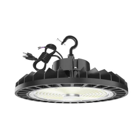 LED UFO High Bay Light, Selectable Watt 150W/200W/240W and CCT 5000K, 36,000 Lumens, 277-480 VAC