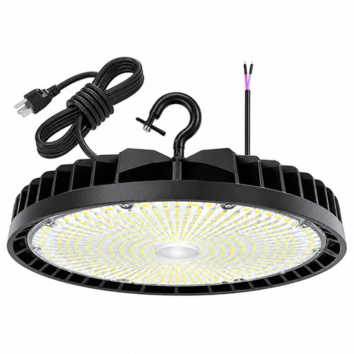 LED UFO High Bay Light, Selectable 240W/200W/150W, 3000K/4000K/5000K, 36,000 Lumens, 100-277 VAC