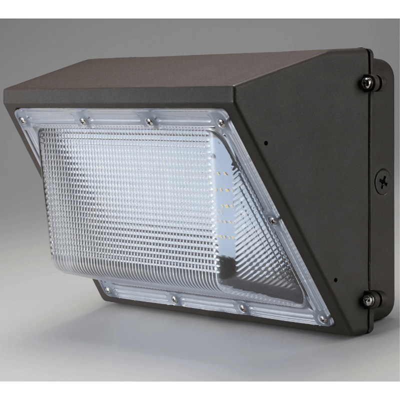 100W LED Wall Pack Light with Built-in Photocell Sensor, Adjustable Wattage (100W/80W/60W) & CCT (3000K/4000K/5000K), 130lm/W – UL & DLC Listed - Lumens Depot