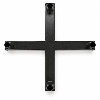 Low Profile Bullhorn Adapter – 4 Vertical Tenons at 90° for Area Light Fixtures