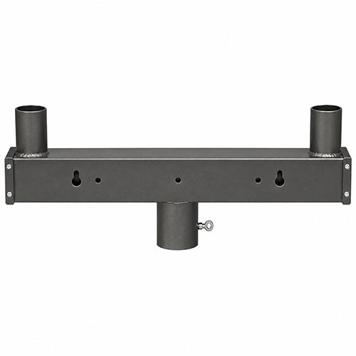 Low Profile Bullhorn with 2 Vertical Tenons at 180° – Dual Fixture Mounting Adapter for Area Lighting