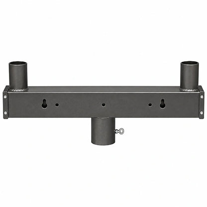 Low Profile Bullhorn with 2 Vertical Tenons at 180° – Dual Fixture Mounting Adapter for Area Lighting