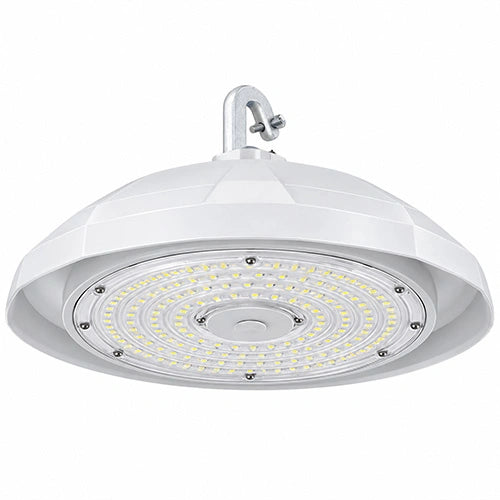 NSF LED UFO High Bay Light, 150W, CCT 5000K, 21,900 Lumens, 120-277 VAC, PC Lens