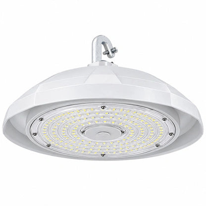 NSF LED UFO High Bay Light, 150W, CCT 5000K, 21,900 Lumens, 120-277 VAC, PC Lens