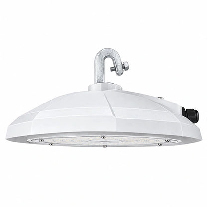 NSF LED UFO High Bay Light, 150W, CCT 5000K, 21,900 Lumens, 120-277 VAC, PC Lens