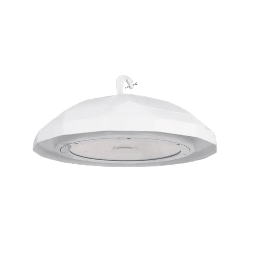 NSF LED UFO High Bay Light with Sensor Base, 200W, CCT 5000K, 29,200 Lumens, 120-277 VAC, PC Lens