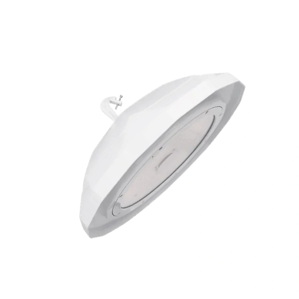 NSF LED UFO High Bay Light with Sensor Base, 200W, CCT 5000K, 29,200 Lumens, 120-277 VAC, PC Lens