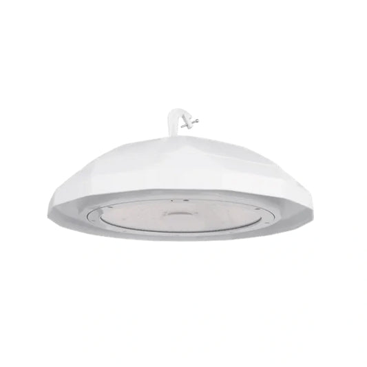 NSF LED UFO High Bay Light with Sensor Base, 150W, CCT 5000K, 21,900 Lumens, 120-277 VAC, PC Lens