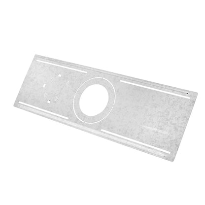 New Construction Mounting Plate for 4”/6”/8” Canless Downlights, Slim Downlight Rough-In Plate with Notches, Durable Metal Light Mounting Plate