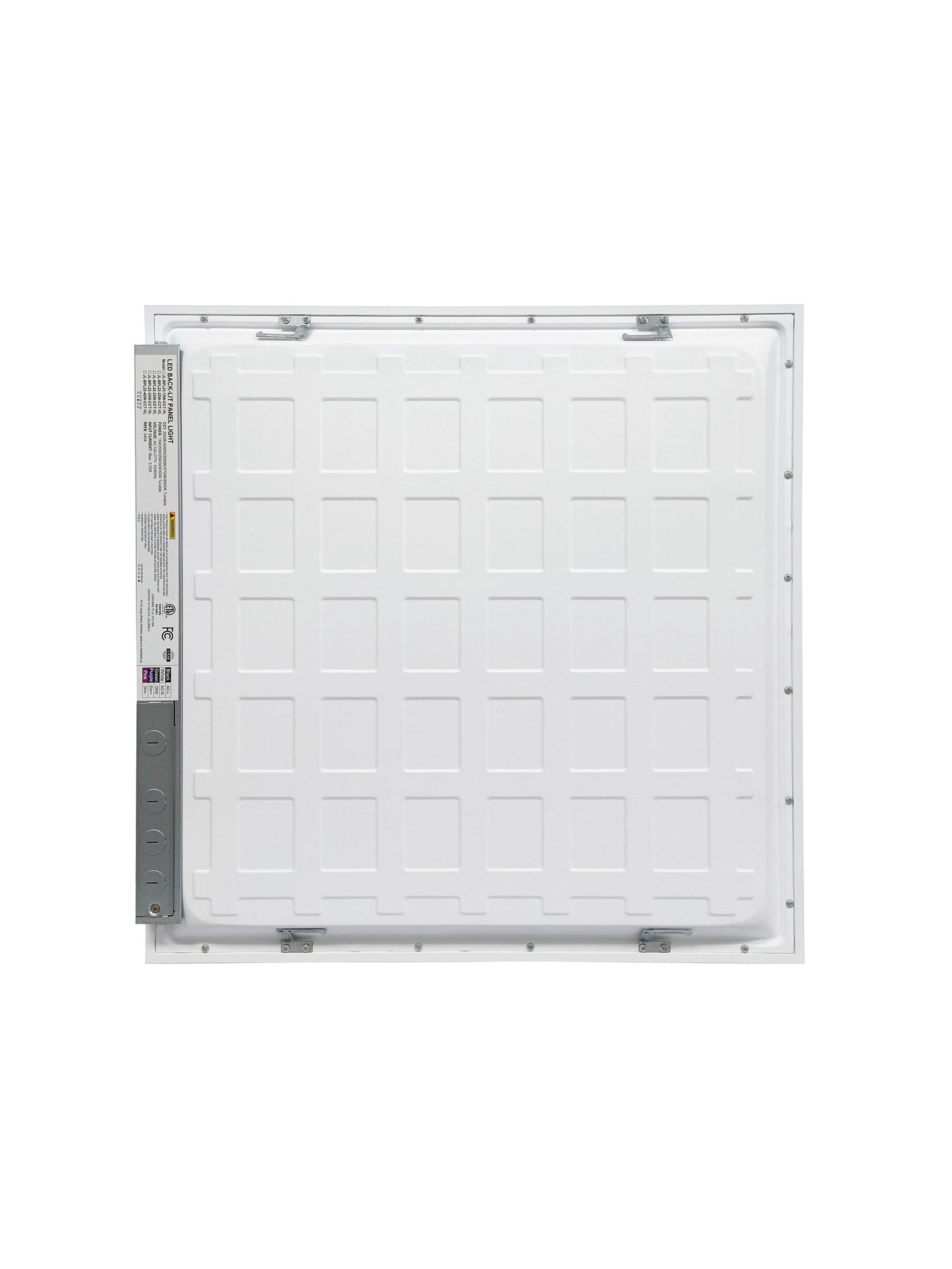 LED Ceiling Panel Light, 40W/30W/25W/20W/15W, 2x2, Selectable 5 Watts and 5 CCT, 5000 Lumens, Ultra-Thin Design