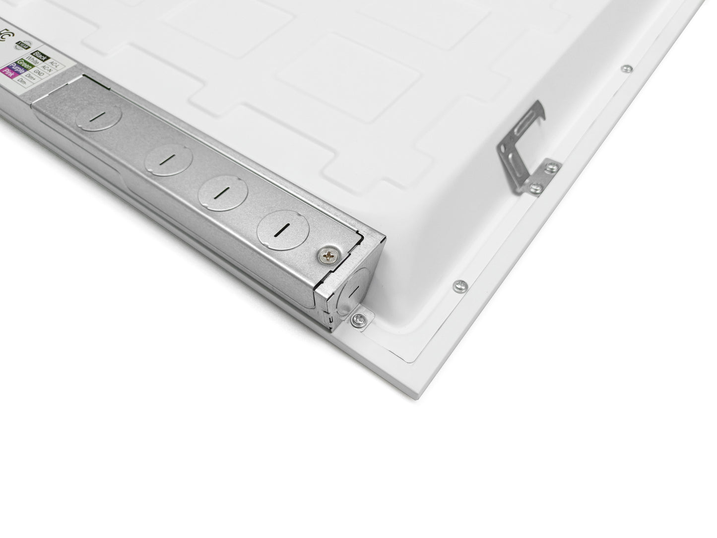 LED Ceiling Panel Light, 40W/30W/25W/20W/15W, 2x2, Selectable 5 Watts and 5 CCT, 5000 Lumens, Ultra-Thin Design