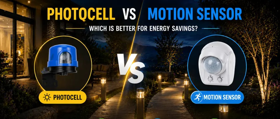 Photocell vs Motion Sensor Lighting: Which Is Better for Energy Savings?