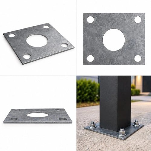 Position Plate for Square Light Poles - Simple & Accurate Alignment
