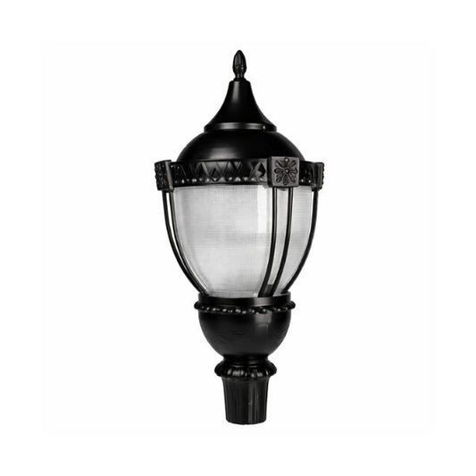 LED Post Top Light, Selectable 30W/50W/60W and CCT 3000K/4000K/5000K, 100-277 VAC, 6,600 Lumens - Lumens Depot