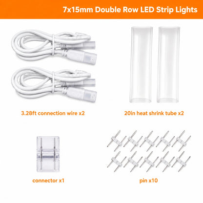 ProSelect 110V LED Strip Light Connector Kit (6x10mm)