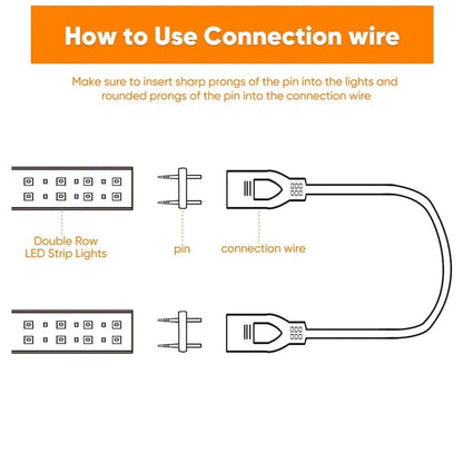 ProSelect 110V LED Strip Light Connector Kit (6x10mm)