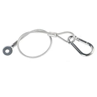 Safety Rope (1FT) – Stainless Steel Tether Cable for High Bay - Fixture Fall Protection
