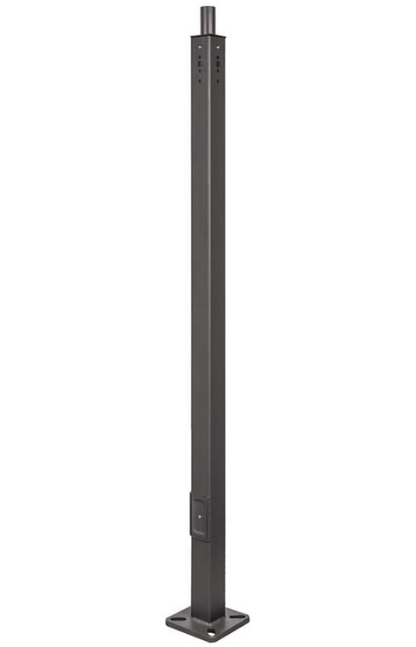 Square Light Pole - Steel, 4 inch, 10ft