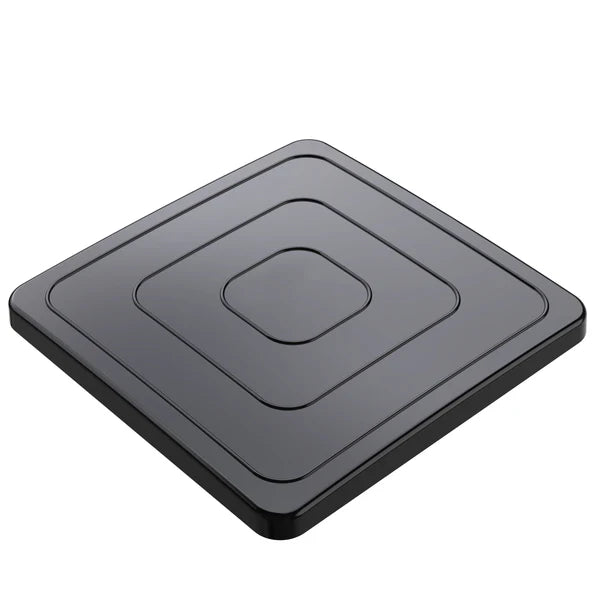 Square Pole Cap for 4inch Square Poles, 100*100mm, Black Color - Lumens Depot