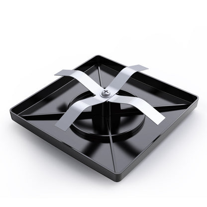 Square Pole Cap for 5inch Square Poles, 127*127mm, Black Color