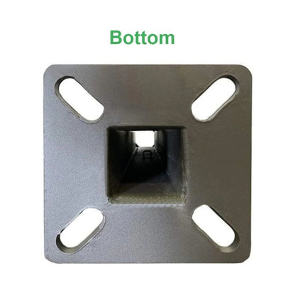 Straight Square Light Pole - Steel, 5 inch, 30ft