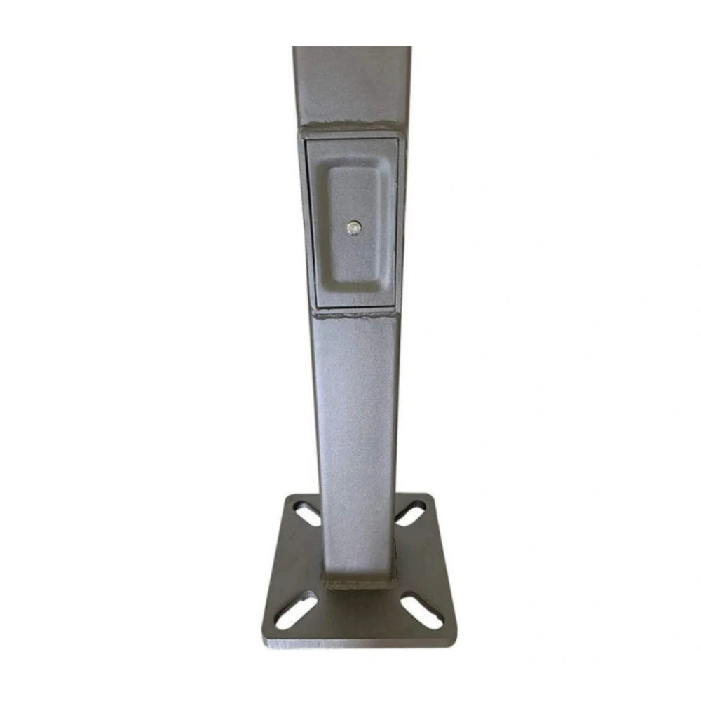 Straight Square Light Pole - Steel, 5 inch, 30ft