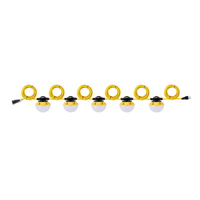 Work Light - Max. Linkable qty. 4pcs, 100W, 5000K, 12,000 lumens, 120 VAC