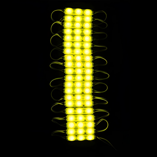 LED Module - Yellow, 0.72W, 58 Lumens, 12V DC - Lumens Depot