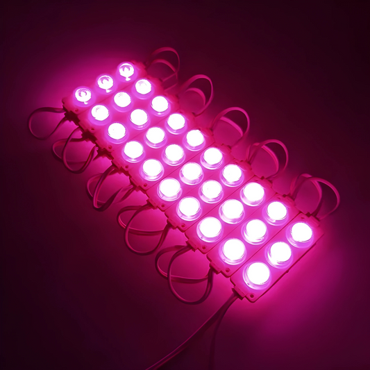 LED Module - Pink 0.72W, 60 Lumens, 12V DC - Lumens Depot