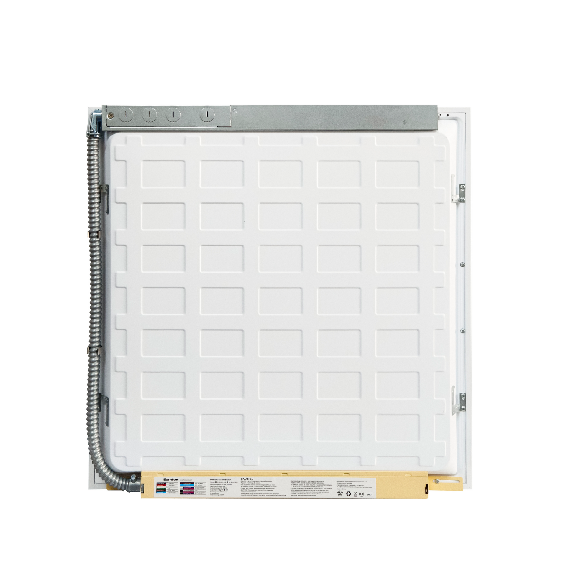 LED Ceiling Panel Lights, 2x2, 24W/29W/32W/39W, Selectable Watts And CCT 3500K-5000K, 90 minutes Power Backup, 5004 Lumens - Lumens Depot