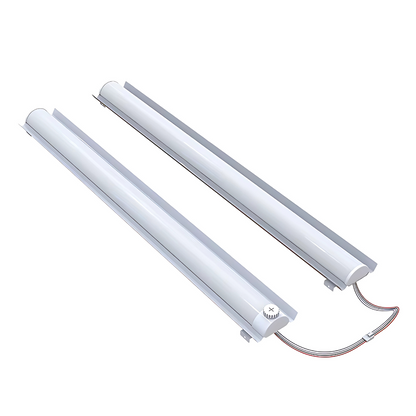 8FT LED Linear Strip Retrofit Light, Adjustable 80W/70W/60W/45W and CCT, 10,000 Lumens, 120-277 VAC - (2 PIECES OF 4FT)