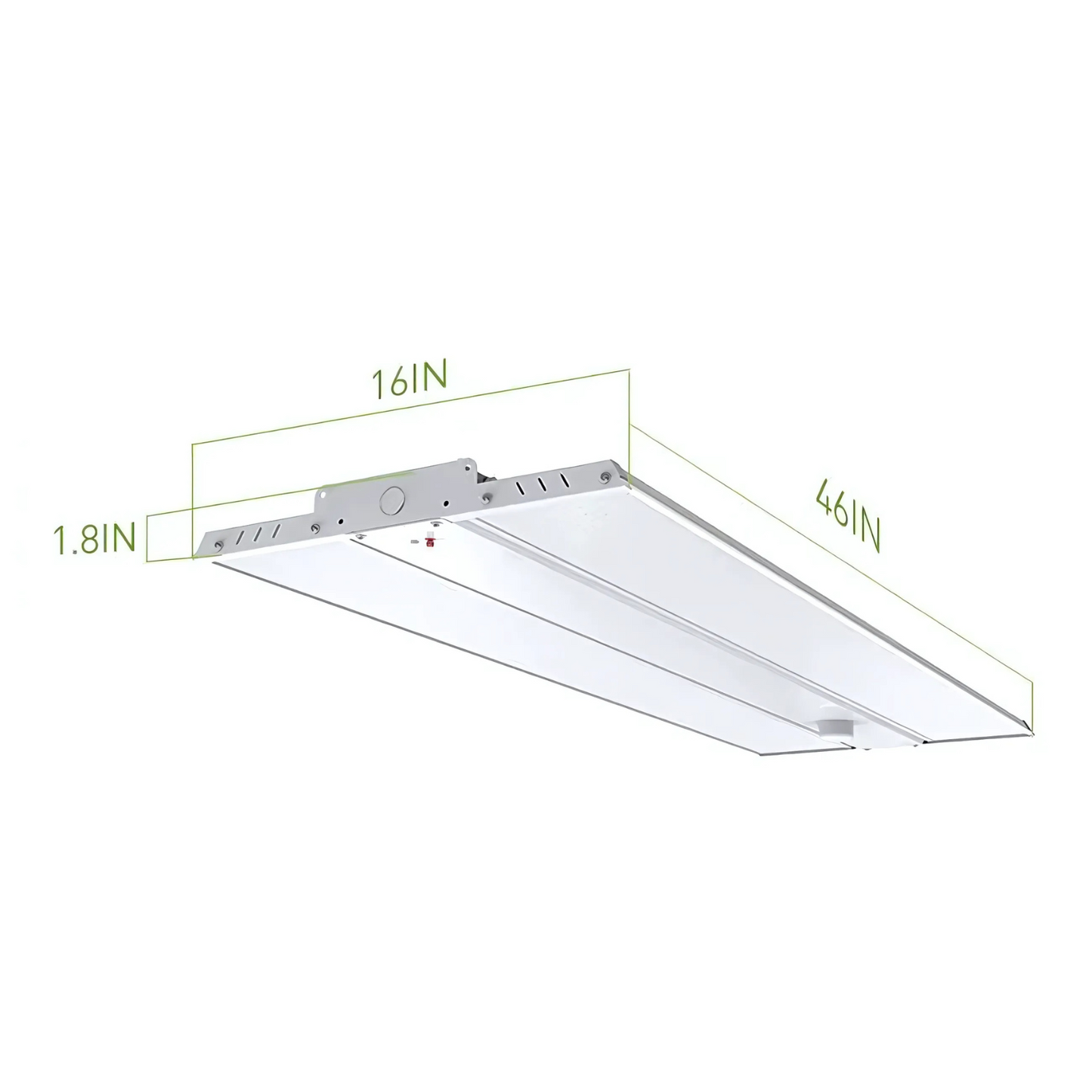 LED Linear High Bay Light, 4ft, 210W/190W/170W/150W, CCT 5000K, 34,650 Lumens, 120-277 VAC