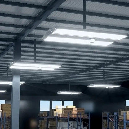 LED Linear High Bay Light, 4ft, 210W/190W/170W/150W, CCT 5000K, 34,650 Lumens, 120-277 VAC