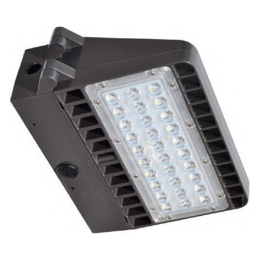 LED Wall Pack Light - Small Housing, 120W, 5000K, 100-277 VAC, PC Lens