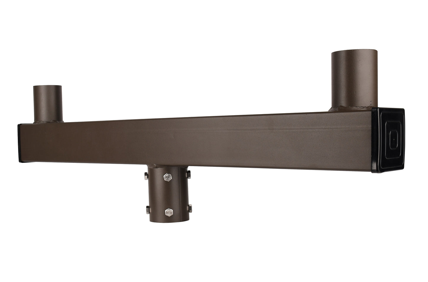 Low Profile Long Bullhorn with 180 Degree Double Vertical Tenon, Fit for 2.36'' Round Pole