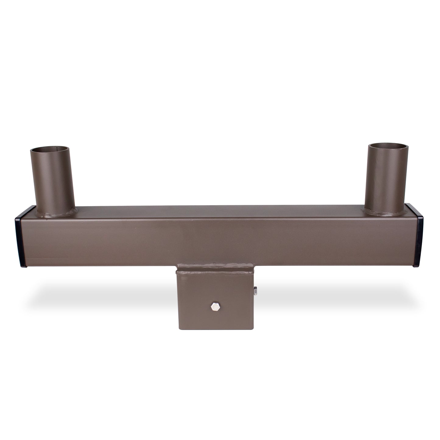Low Profile Long Bullhorn with 180 Degree Double Vertical Tenon, Fit for 4''  Square Pole