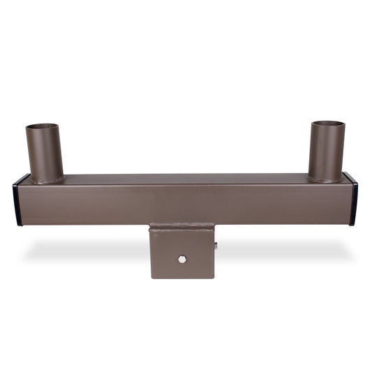 Low Profile Long Bullhorn with 180 Degree Double Vertical Tenon, Fit for 4''  Square Pole