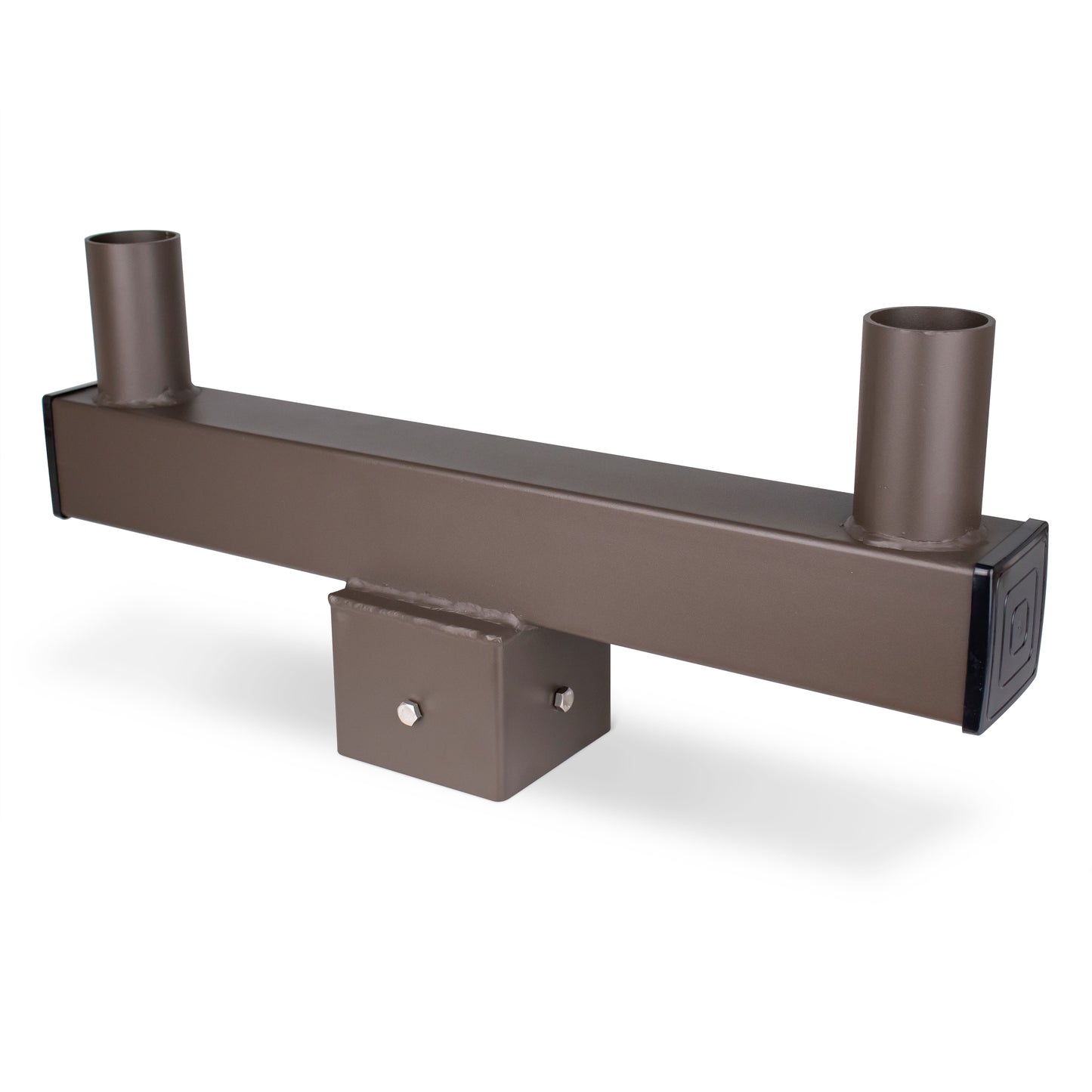 Low Profile Long Bullhorn with 180 Degree Double Vertical Tenon, Fit for 4''  Square Pole