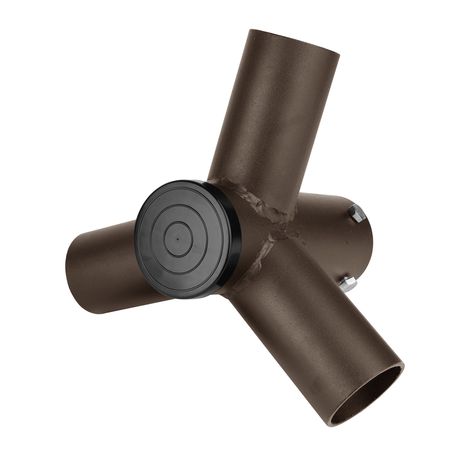 Triple 120 Degree Horizontal Tenon Adapter  with 2 3/8'' Horizontal Tenon, Fit for 2.36'' round pole, Brone Color