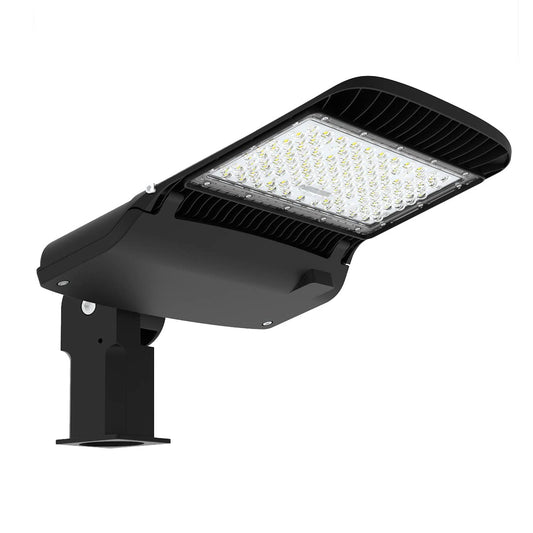 LED Parking Lot Light - Sensor Ready Base, 150W, 5000K, 24000 Lumens, 277-480 VAC, Shorting Cap Included